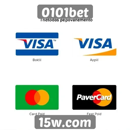 Métodos de pagamento disponíveis no 0101bet
