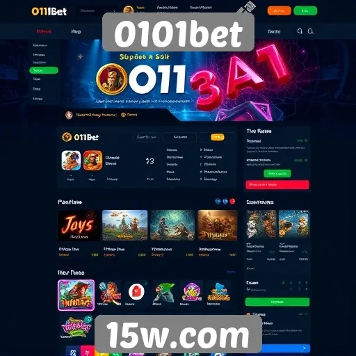 Análise da interface do usuário do site 0101bet